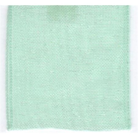 Papilion Papilion R072070380530100Y 1.5 in. Chiffon Ribbon 100 Yards - Mint R072070380530100Y